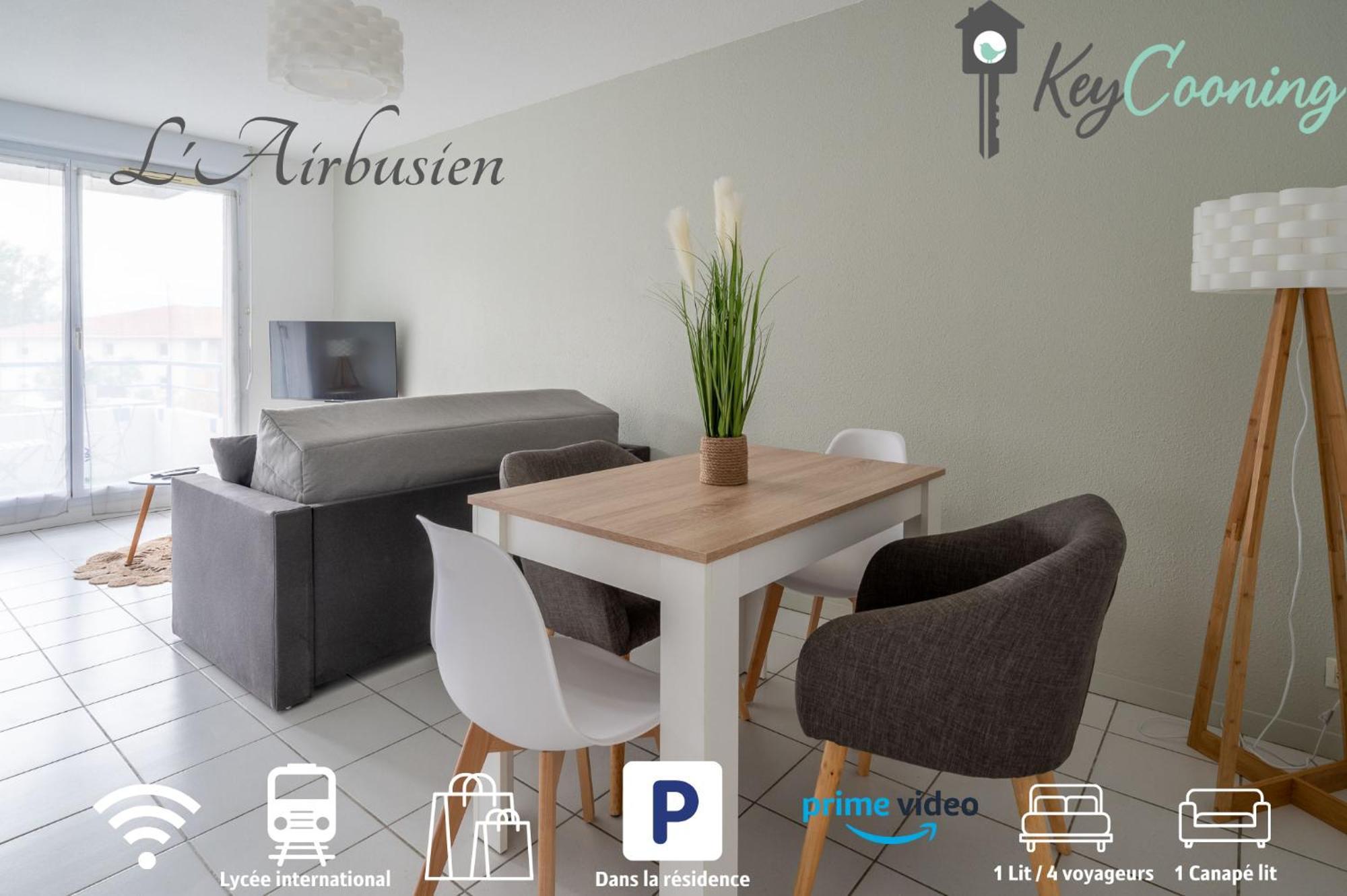 Appartement L'Airbusien - Terrasse et parking - Airbus à coté à Colomiers Extérieur photo